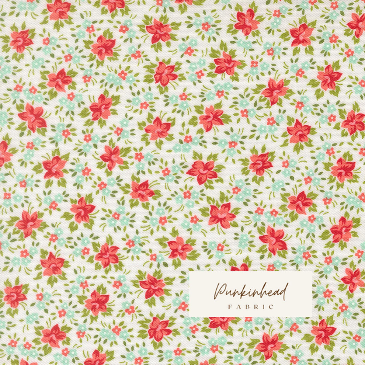 Bloomsberry Marylebone Small Floral White by Camille Roskelley for Moda Cotton Quilting Fabric by yard