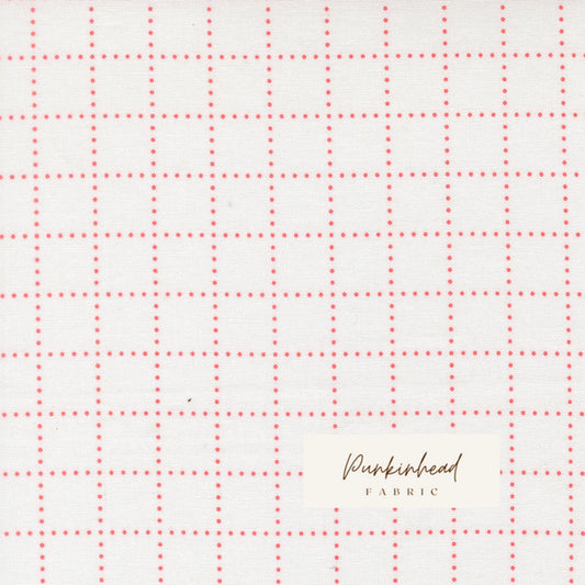 Bloomsberry In Bloom Checks & Plaid White Blush Pink by Camille Roskelley for Moda Cotton Quilting Fabric by yard