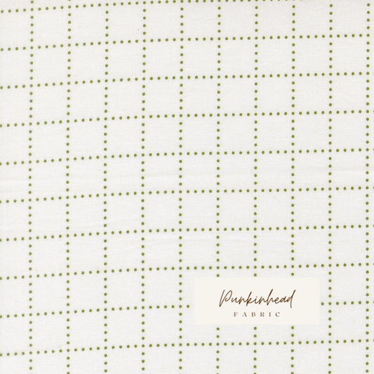Bloomsberry In Bloom Checks & Plaid White Green by Camille Roskelley for Moda Cotton Quilting Fabric by yard