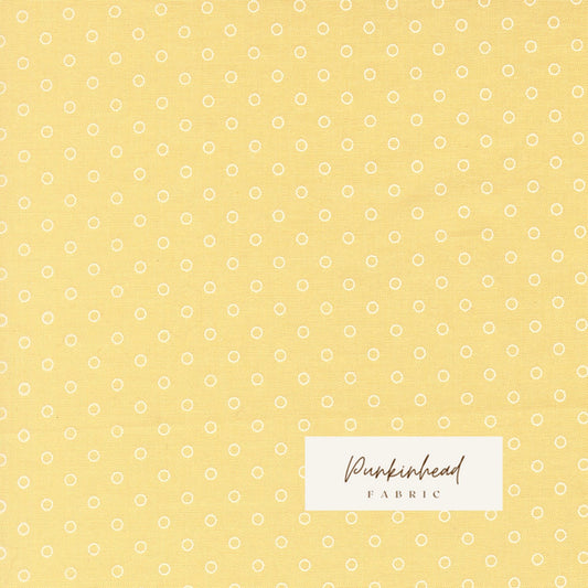 Bloomsberry In Bloom Dot Buttermilk Yellow by Camille Roskelley for Moda Cotton Quilting Fabric by yard