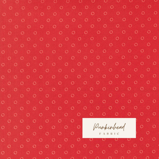 Bloomsberry In Bloom Dot Red by Camille Roskelley for Moda Cotton Quilting Fabric by yard
