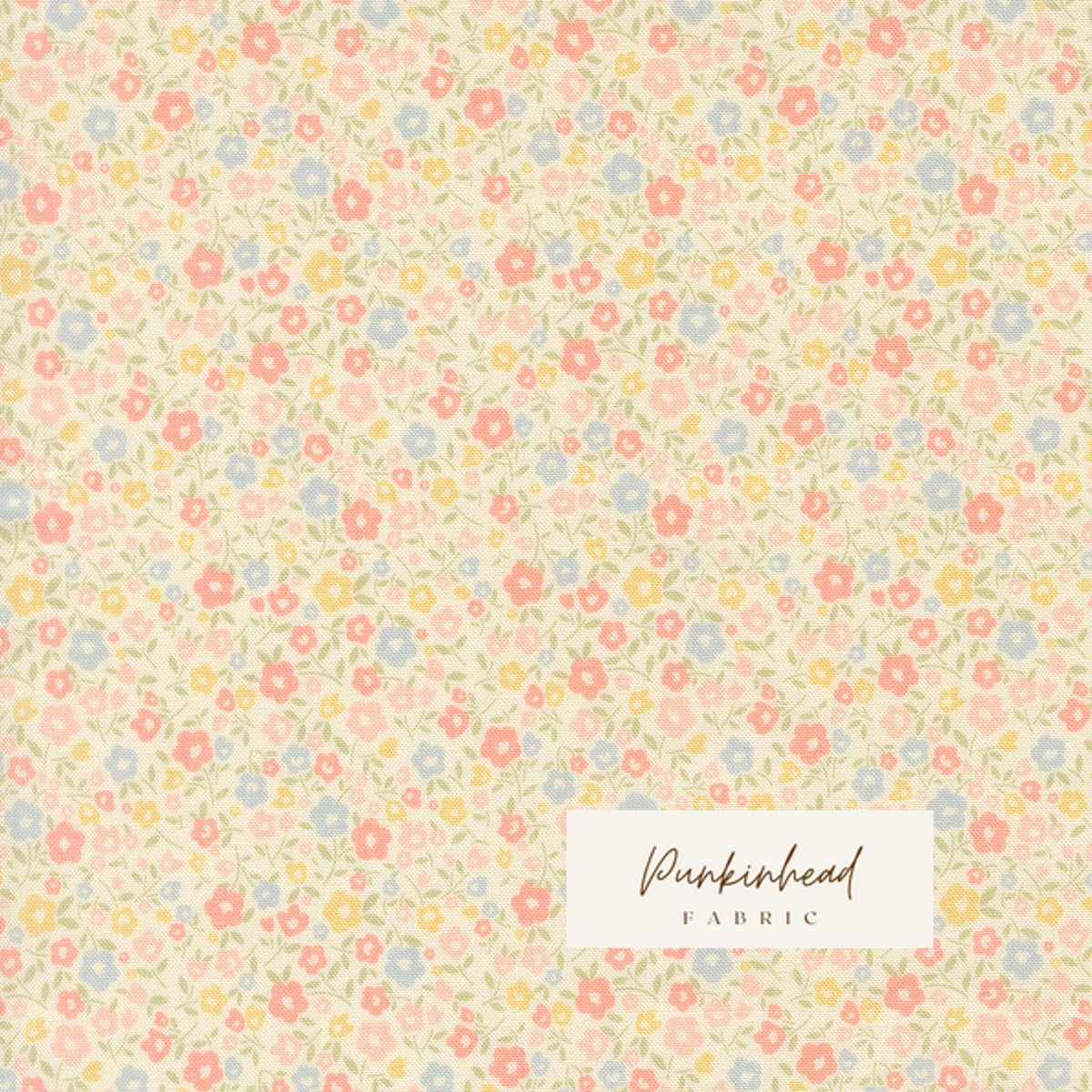 Handmade Sweetness Bitty Blossoms Floral Porcelain Off White by Heather Briggs My Sew Quilty Life for Moda Spring Cotton Quilting Fabric
