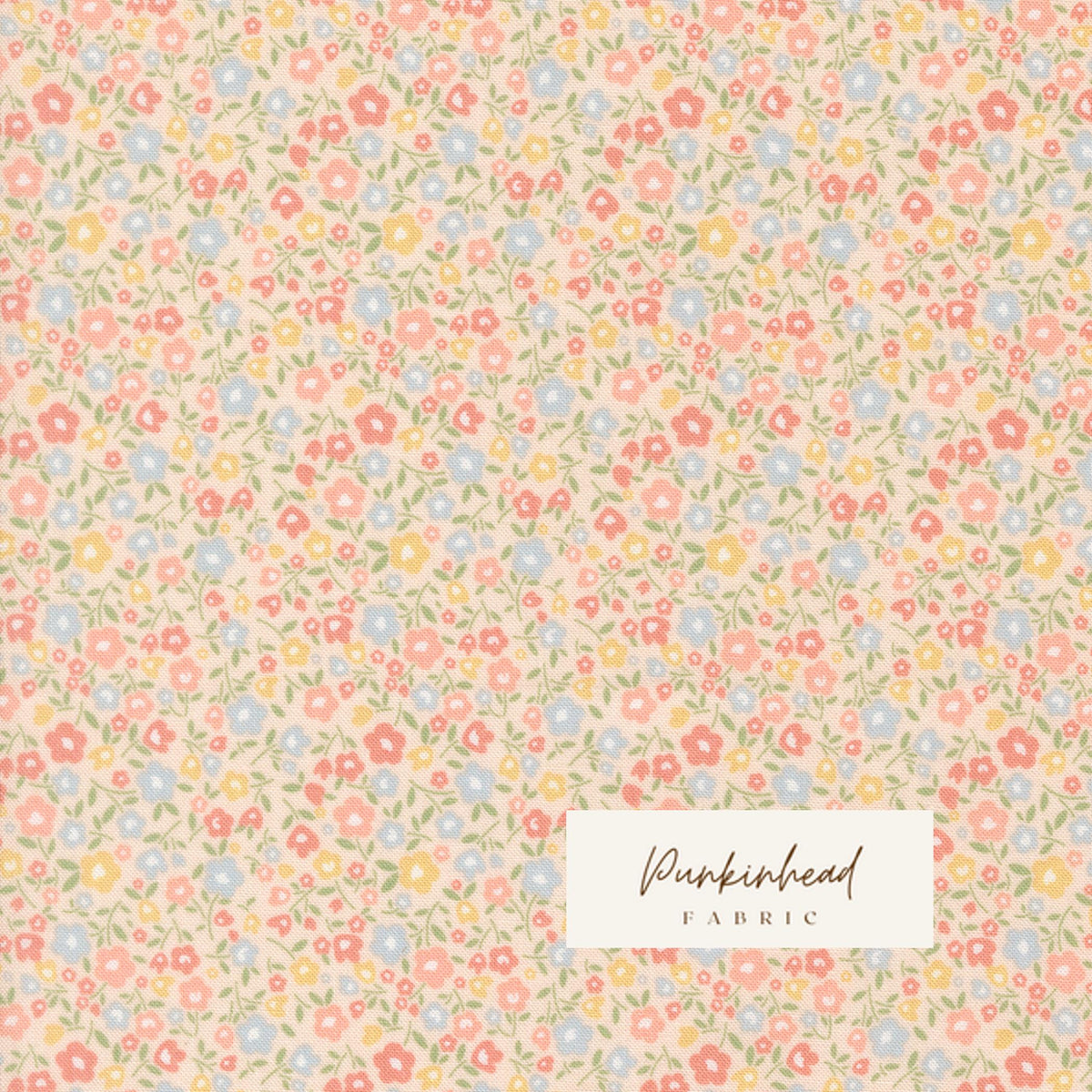 Handmade Sweetness Bitty Blossoms Floral Blush Pink by Heather Briggs My Sew Quilty Life for Moda Spring Cotton Quilting Fabric