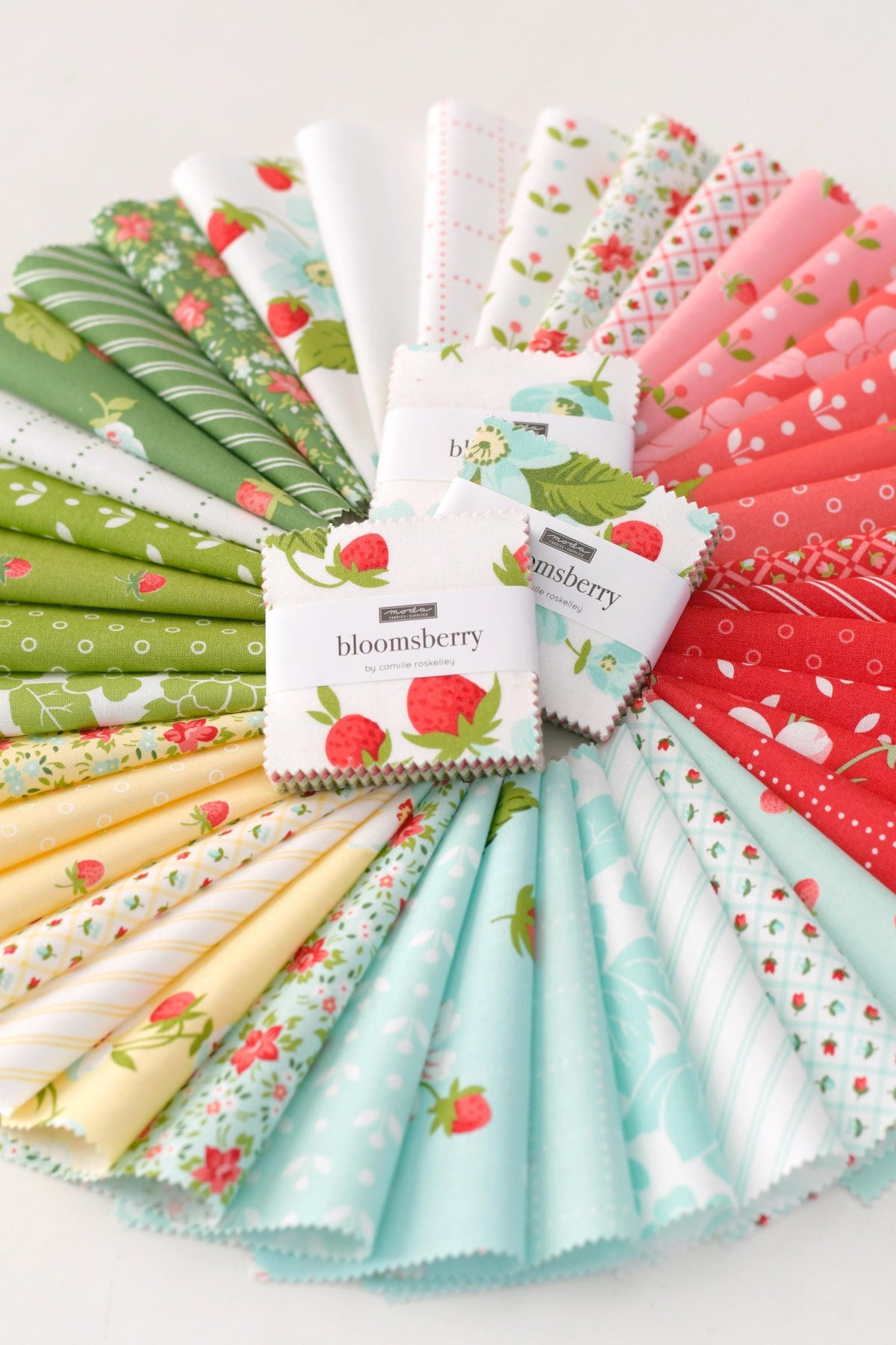 Bloomsberry Mayfair Ditsy Floral Blush Pink by Camille Roskelley for Moda Cotton Quilting Fabric by yard