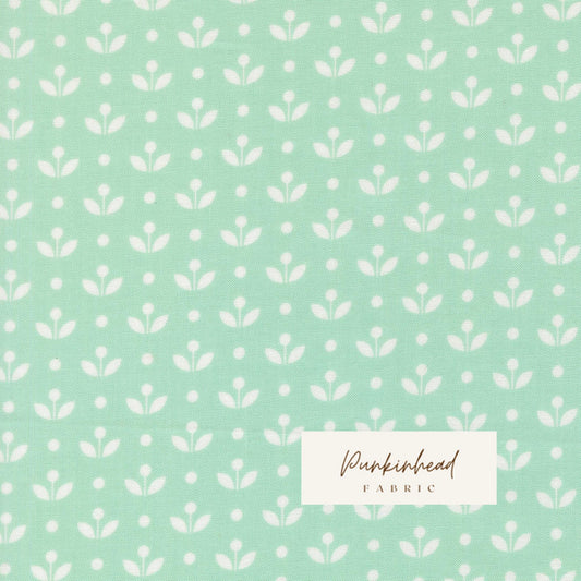 Bloomsberry Mayfair Ditsy Floral Aqua by Camille Roskelley for Moda Cotton Quilting Fabric by yard