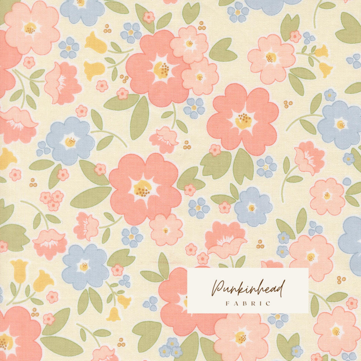 Handmade Sweetness Vintage Blooms Floral Porcelain Off White by Heather Briggs My Sew Quilty Life for Moda Spring Cotton Quilting Fabric