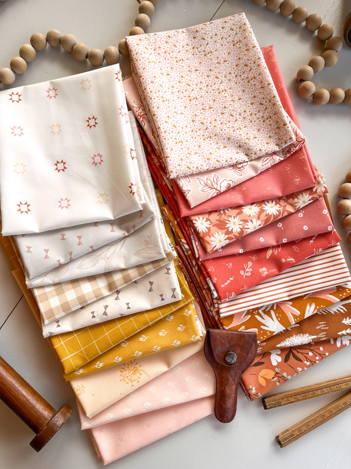 Autumn Sunset Fat Quarter Bundle 20 pieces Fall Summer Cotton Quilting Fabric