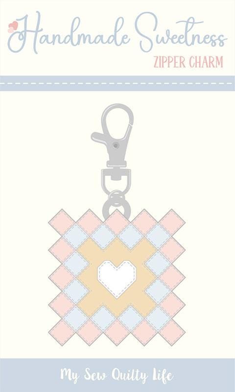 Pumpkin Enamel Zipper Bag Charm by Lori Holt from Bee Gingham Collection for Riley Blake