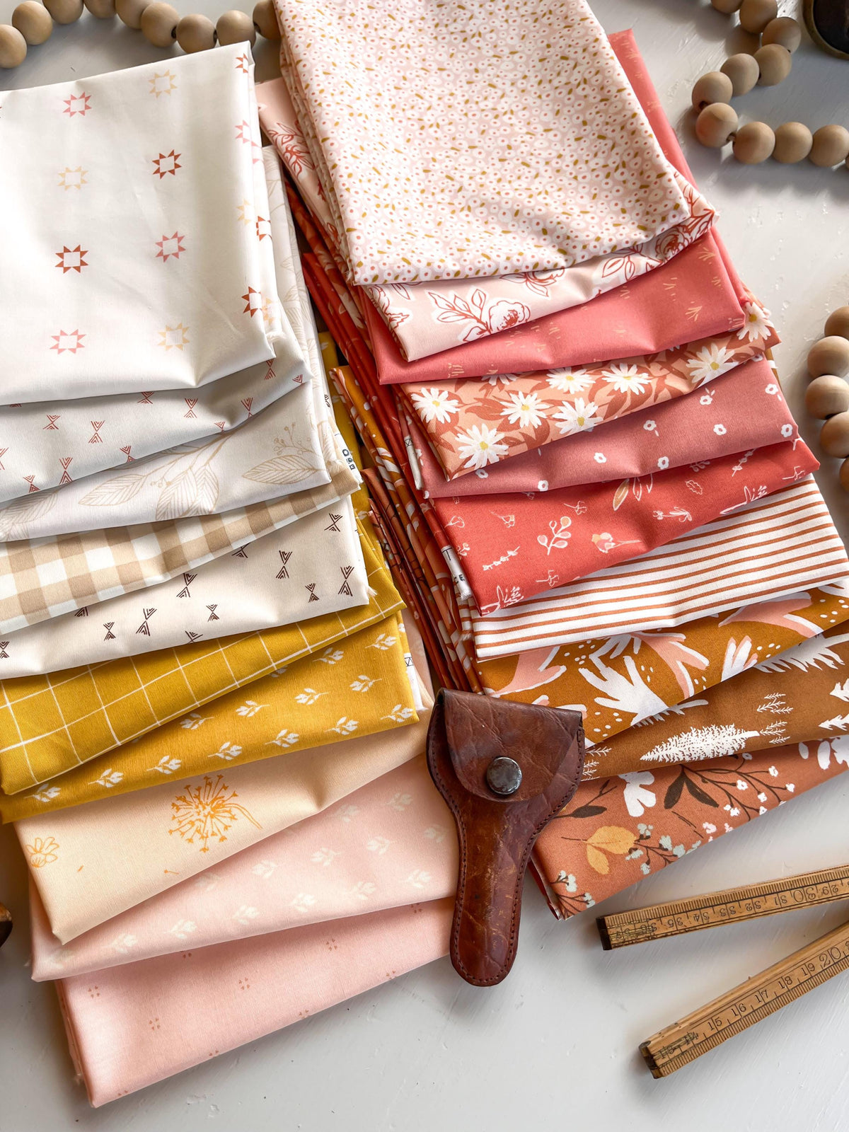 Autumn Sunset Fat Quarter Bundle 20 pieces Fall Summer Cotton Quilting Fabric